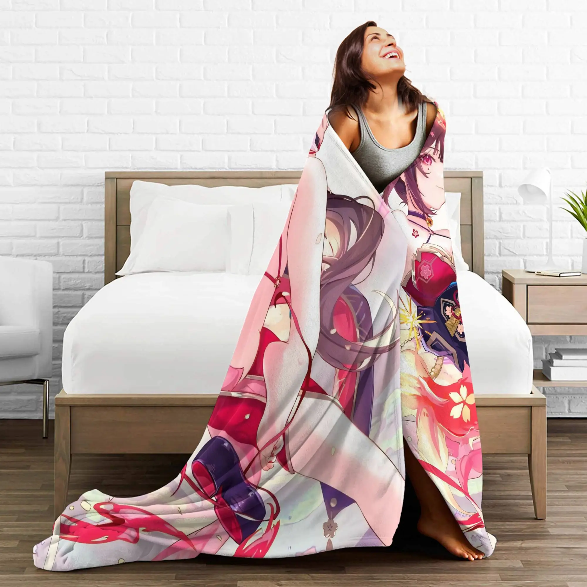 Honkai Star Rail Blanket Quality Soft  Throw Blanket Winter Kids Adult Couch Bed Comfortable Bedspread