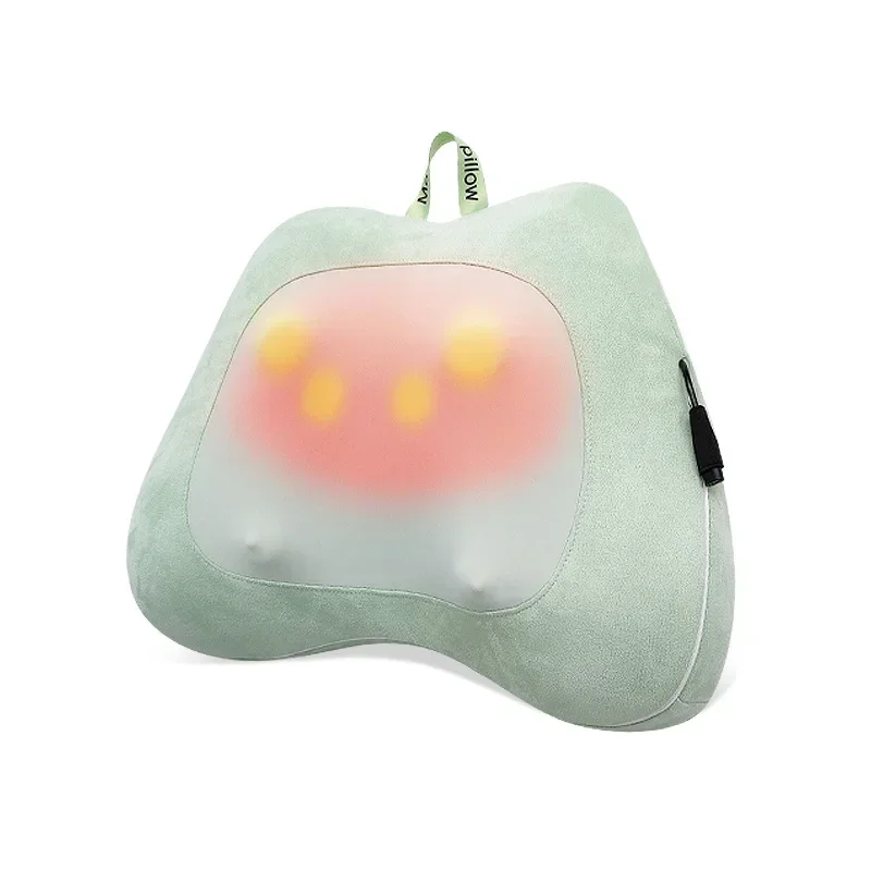 Neck and Waist Massager Back Shoulders Neck Legs Full Body Multifunctional Electric Massage Pillow Car Mounted Household Use