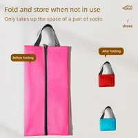 3PCS Travel Shoe Storage Pouch Waterproof Fabric Zipper Handbag Portable Dust‑proof Shoes Organizer Bag For Home Business Trip 2
