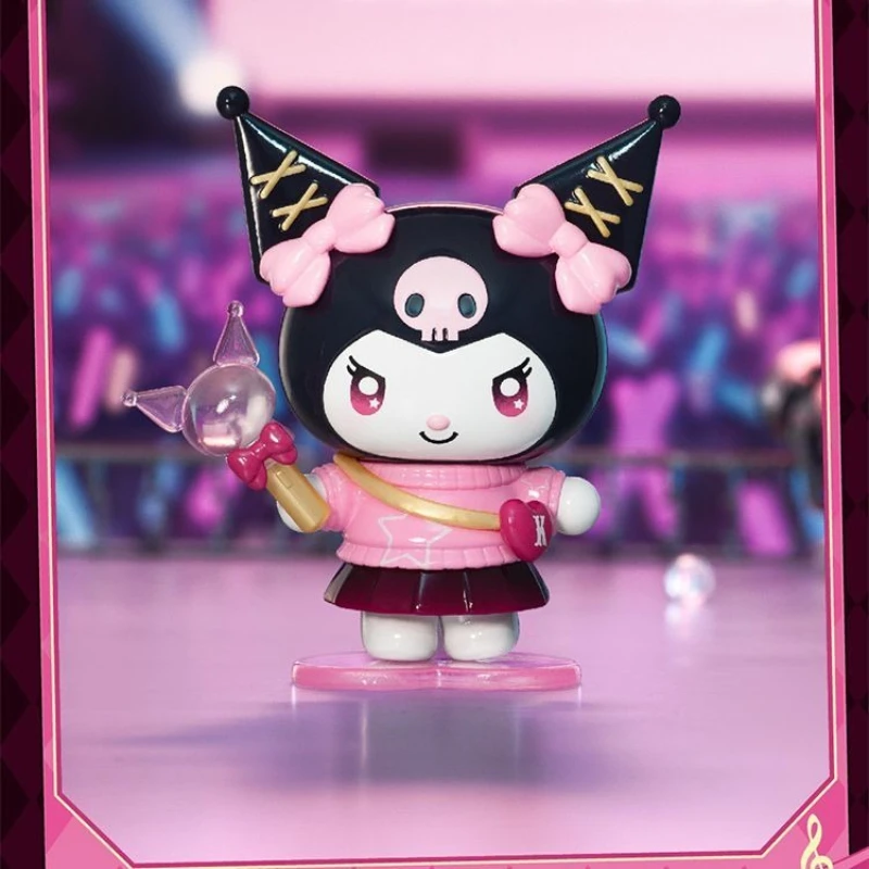 Simpatici cartoni animati, autentici figure della serie di idoli scintillanti di Kuromi, stampi per scatole cieche alla moda, ornamenti per il desktop, giocattoli, regali di festa