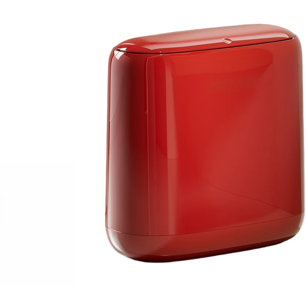 

Hands-Free Bin Push Top Waste Bin Kitchen Counter ABS PP Construction Inner And Outer Containers Push-type Lid For Bathroom