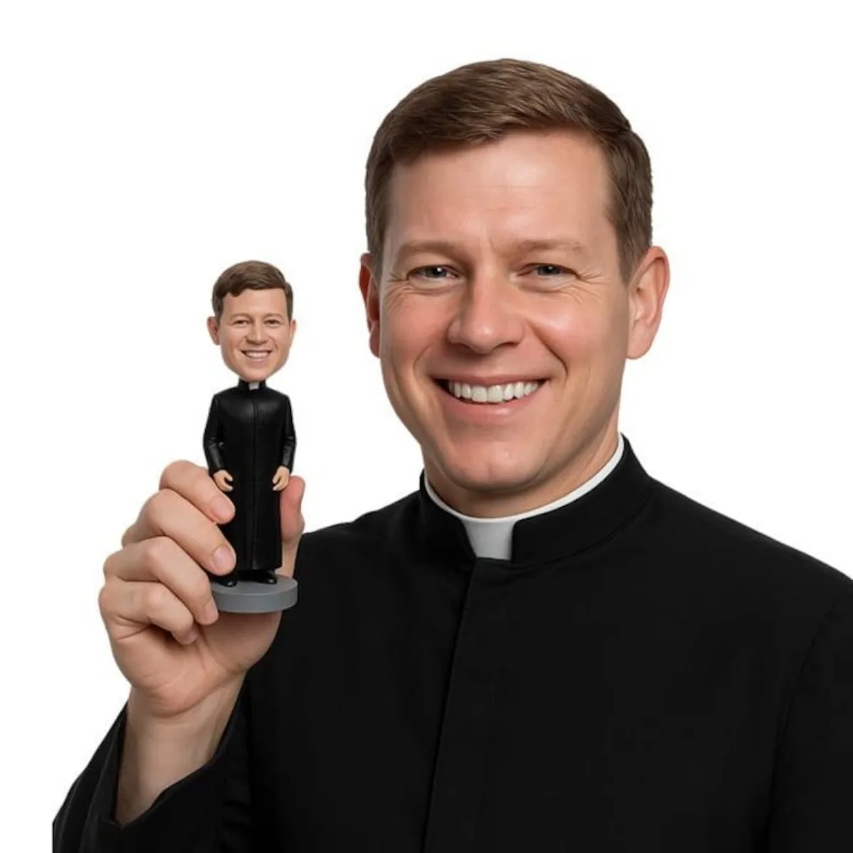 

Handmade Bobblehead Personalized Custom From Photo Clay Figurine 3D Statue Unique Gift For Anniversary Birthday