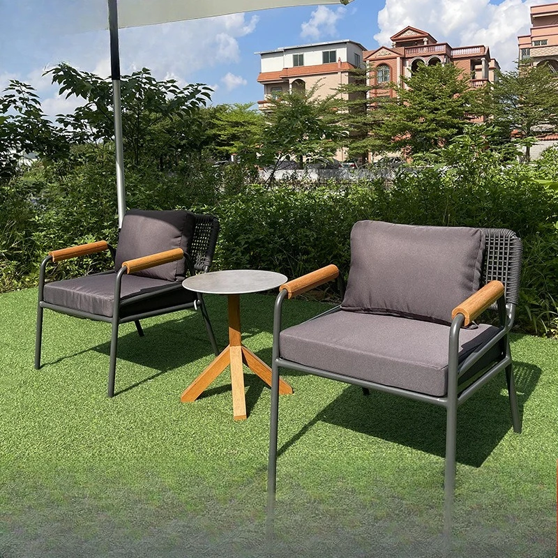 nd chairs hotel B & B beach seaside courtyard villa rattan sofa rooftop community waterproof and sunscreen furniture