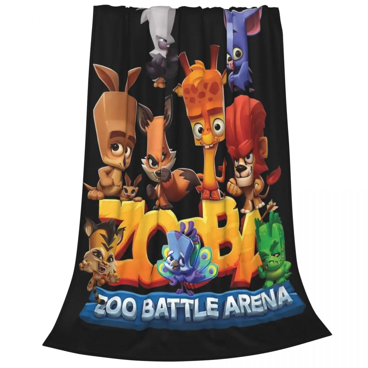 Zooba Battle Arena - Happy Blanket Fleece Super Soft Sofa Throw Blankets For Home Bedroom Office Throws Bedspread Quilt