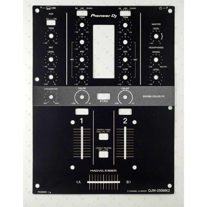 Pioneer DJM-250 MK2 Mixer Film Pioneer Colorful Sticker(the Product Is Only Self-adhesive Film)