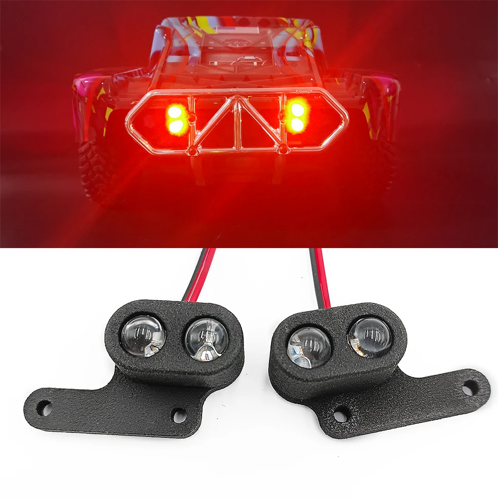 YEAHRUN przednie tylne listwa świetlna LED reflektor Taillight dla SLASH 2WD 1/10 krótki kurs ciężarówka wyścigowa części