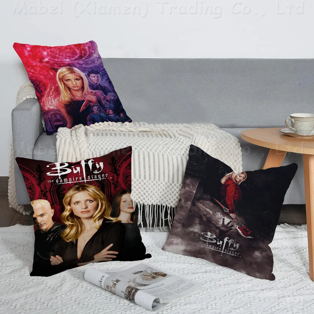 

Movie Buffy The Vampire Slayer 45*45cm Cushion Cover Pillow Cover Decor Pillowcase Home Pillowcase For Couch Pillow