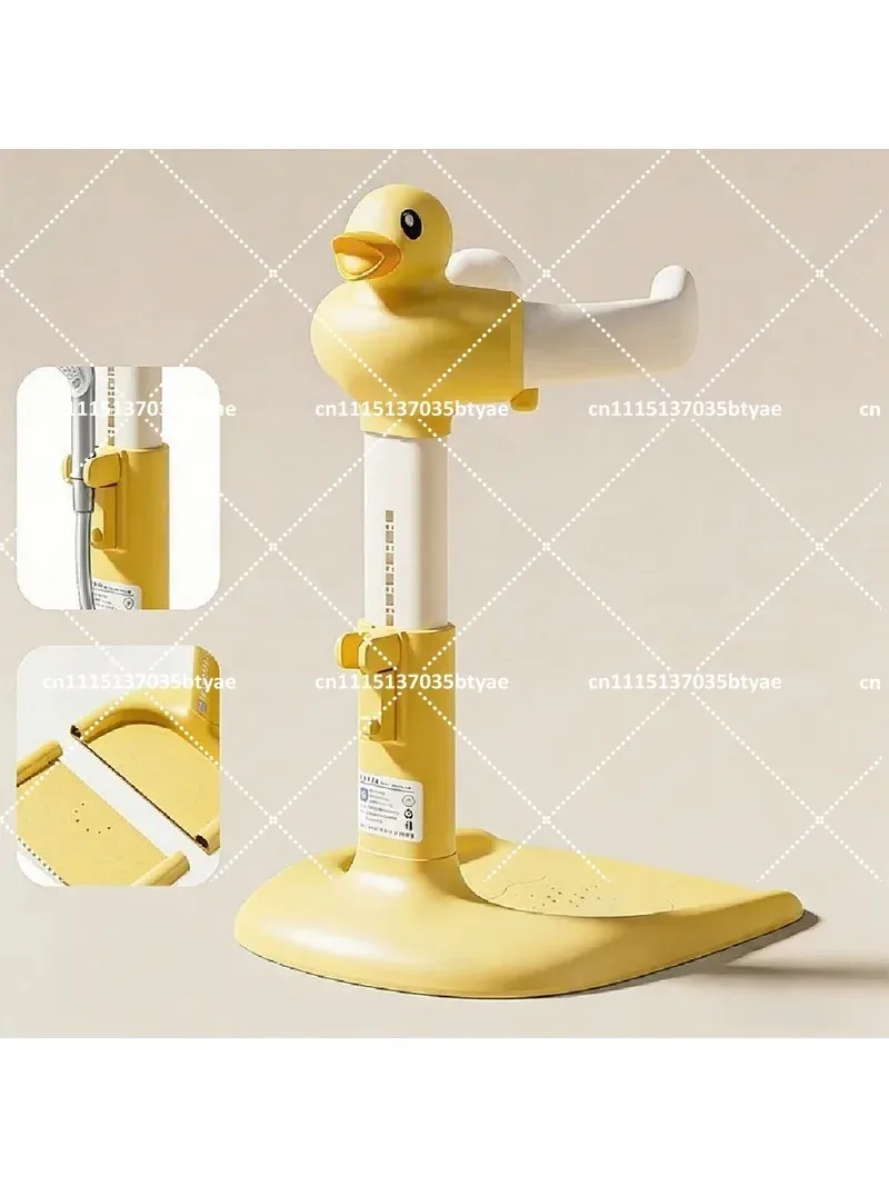 Adjustable Baby Bath Stand for 8-36 Months, Anti-Slip Shower Support, Portable Bath Helper for Toddlers