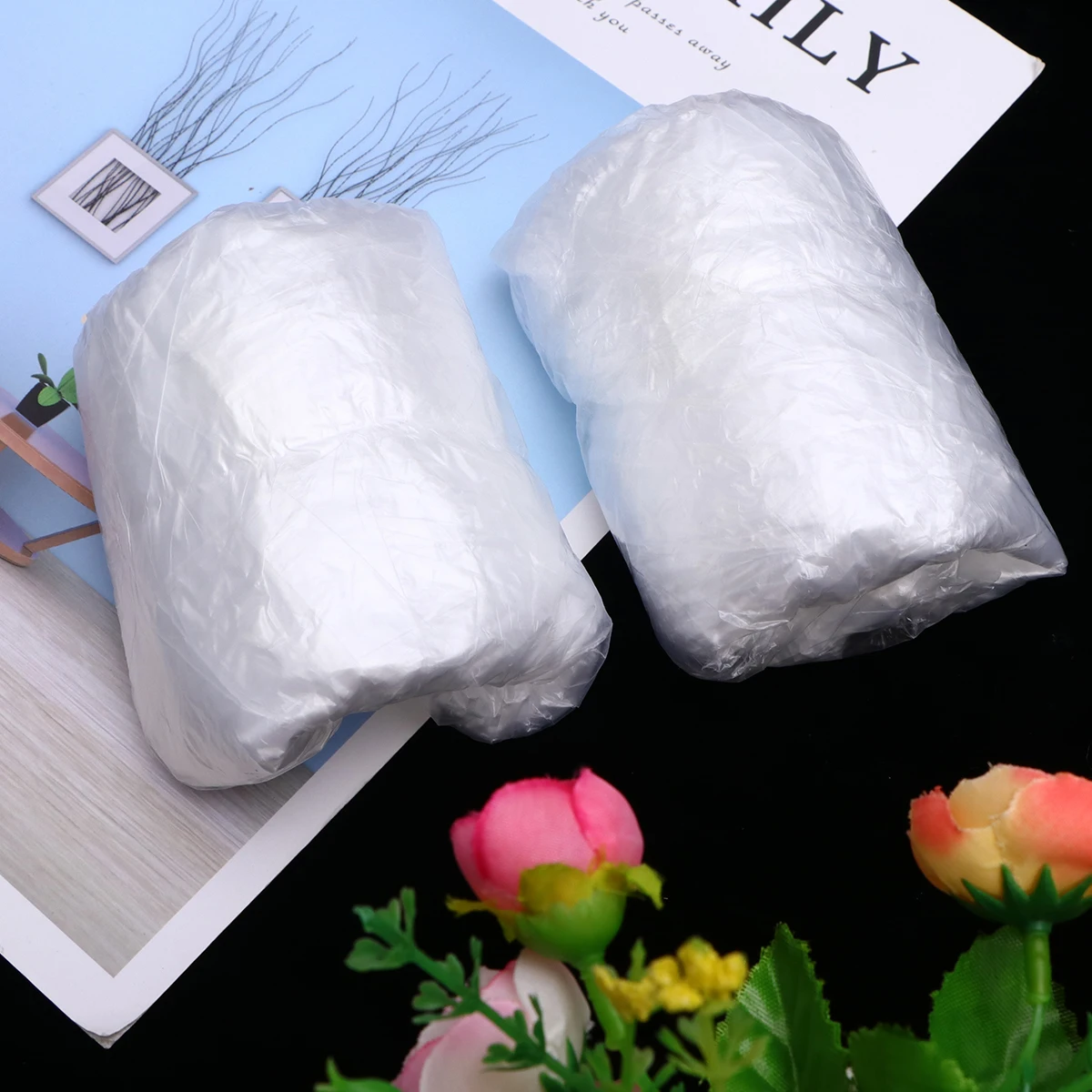 

Disposable Waterproof Dustproof Shoe Covers Transparent Plastic Home Office Foldable Non Slip Elastic Sizes Suitable