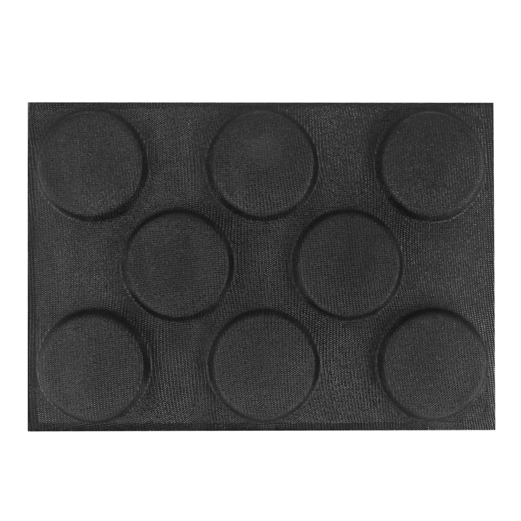 Silicone Hamburger Bread Forms Perforated Bakery Molds Non Stick Baking Sheets Fit Half Pan Size