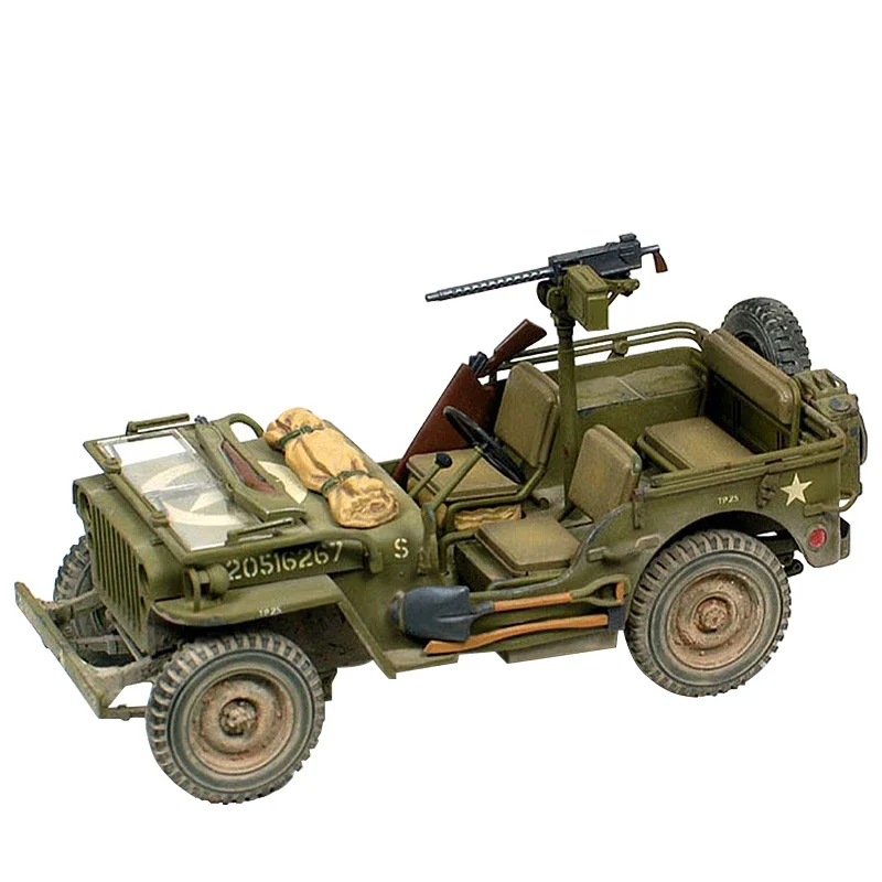 Tamiya 35219 Jeep Willys MB 1/4ton 4X4 Truck 1/35 Military Assembled Scale Model Kit DIY Toy, Collection Birthday Gift