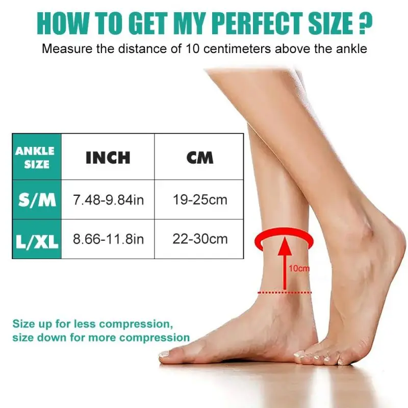 Compression Socks Sports Ankle Brace  Arch Support Brace Ankle Compression Sleeve For Plantar Fasciitis Heel Spurs Dropshipping