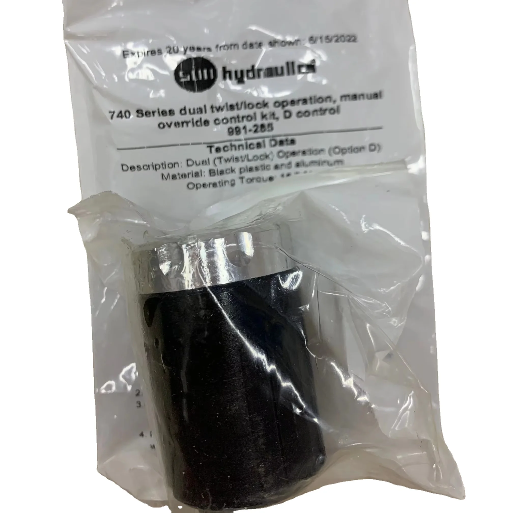 991285 991-285 991 285 ORIGIN SUN HYDRAULICS 740 Series dual twist/lock operation, manual override control kit, D control STOCK