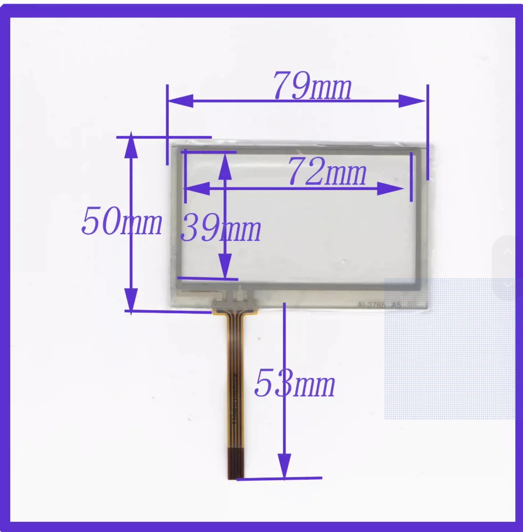

79 * 50mm digital universal handwriting external screen glass four wire resistor with good quality and high sensitivity 78 * 50