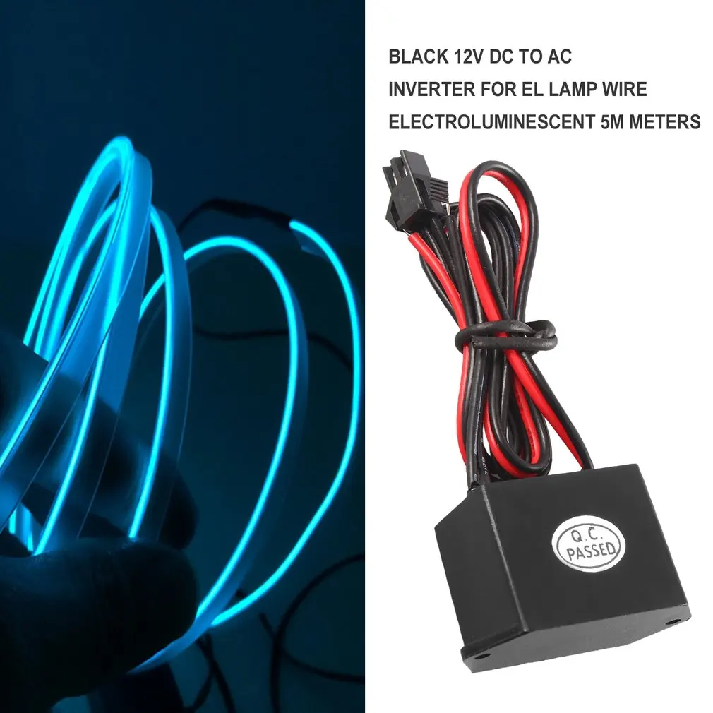DC 12V Neon EL Wire Power Driver Controller usb per 1-10M LED EL Wire Light Inverter adattatore di alimentazione Driver flessibile per cavi al Neon