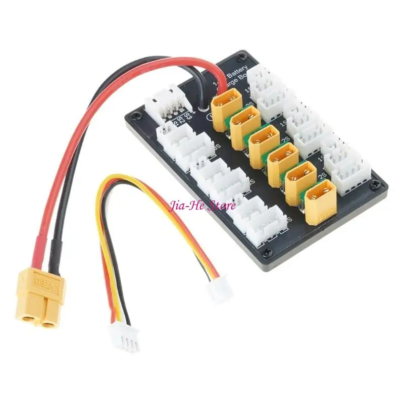 

6 Port XT30 Parallel Charging Board for Electronic Device Repair and Development 83CF