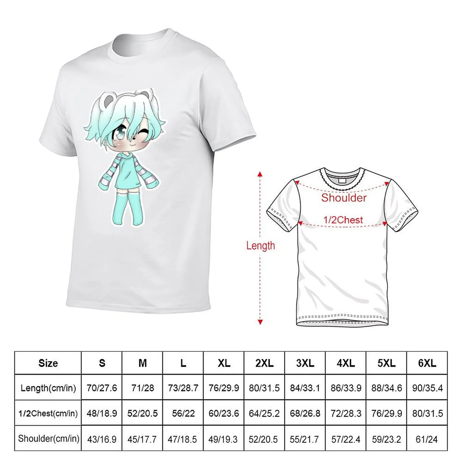 Margaret good girl Gacha Life, manga, Gacha Club T-Shirt g man t shirts for men t shirts for man cotton soft T-Shirt