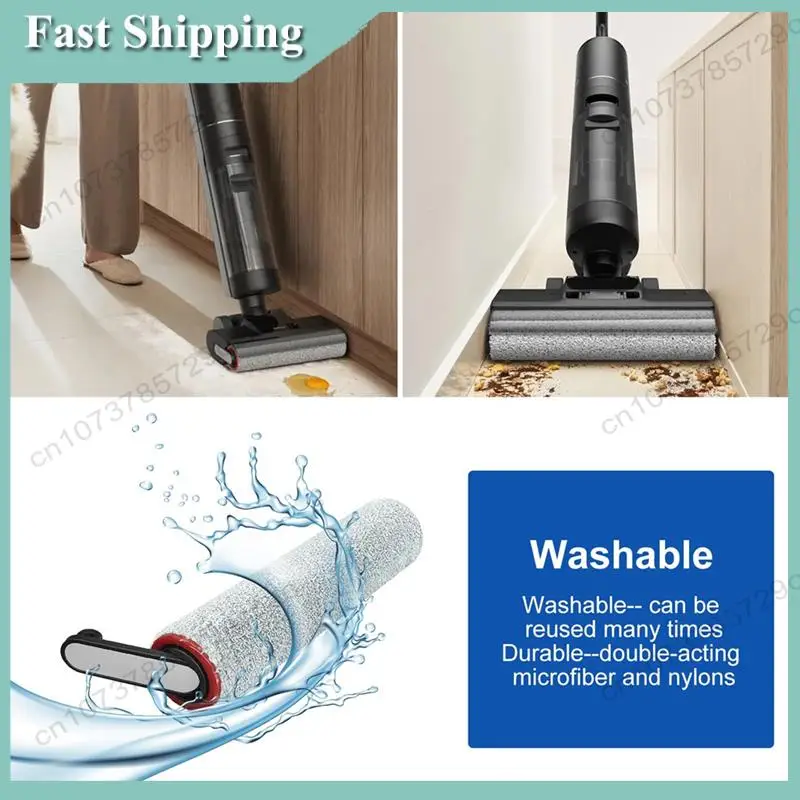 -A01R فرشاة دوارة بديلة وفلتر HEPA لأجزاء المكنسة الكهربائية الرطبة والجافة اللاسلكية المزدوجة Dreame H12 Pro H12 Plus M13beta