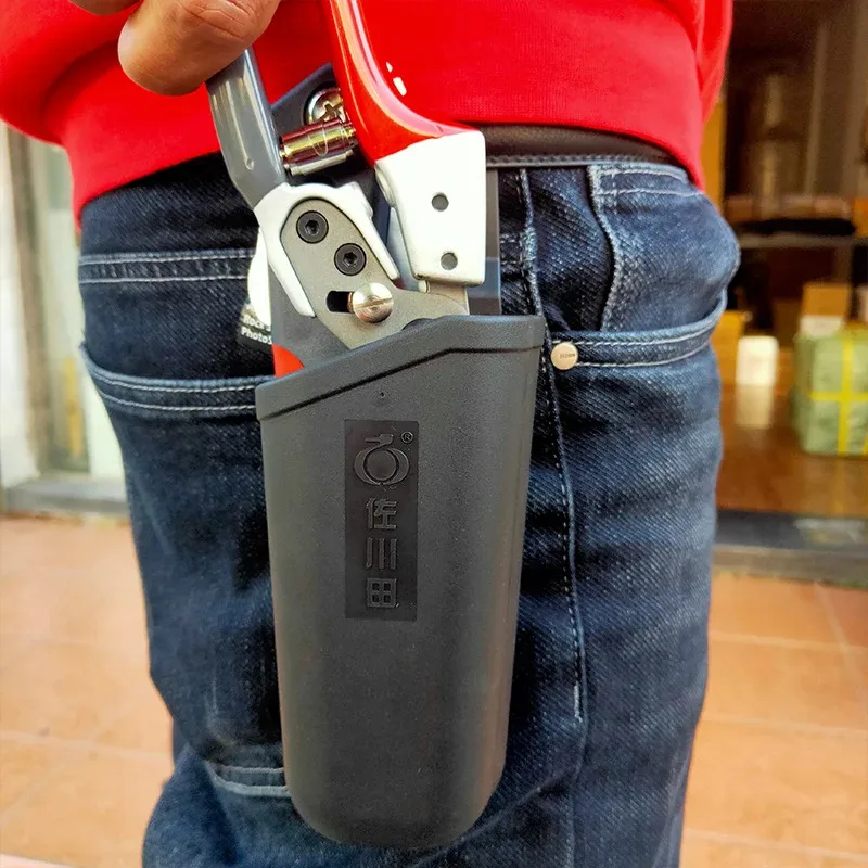 Pruning Shears Tool Box Pruning Saw Scissors Set Storage Waist Bag One pack of dual-use soft rubber Practical and ConvenientTote