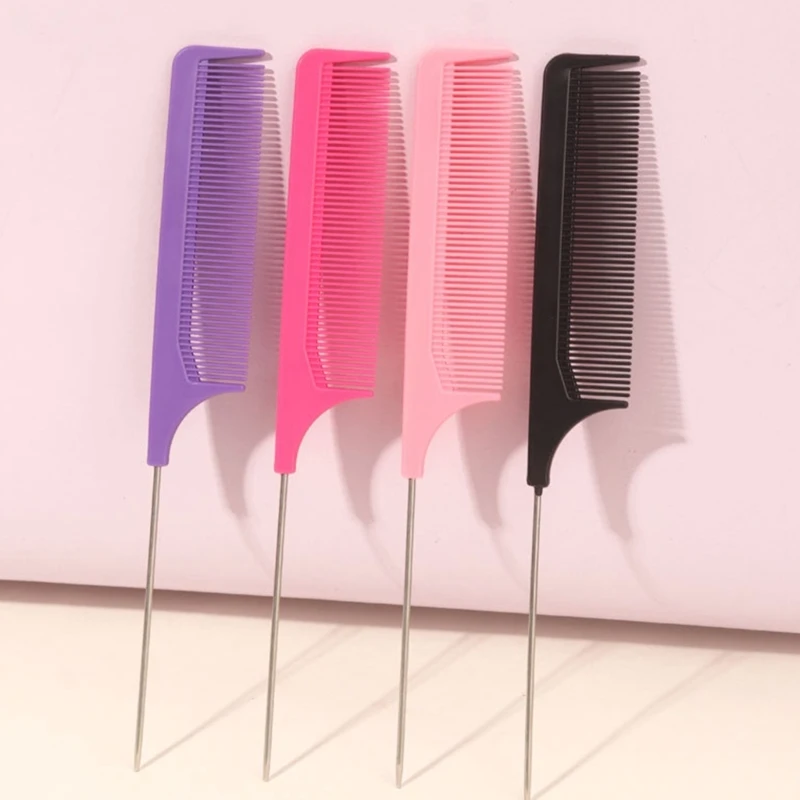 Quality Hair Comb with Pointed Tail Hairdressing Fine Tooth Suitable for DIY Hairstyling at Home