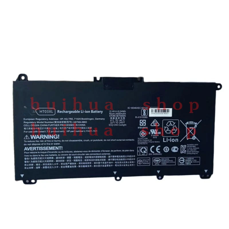 

New Genuine OEM HT03XL Battery for HP Pavilion L11421-2C2 L11119-855 15-CS 15-DA