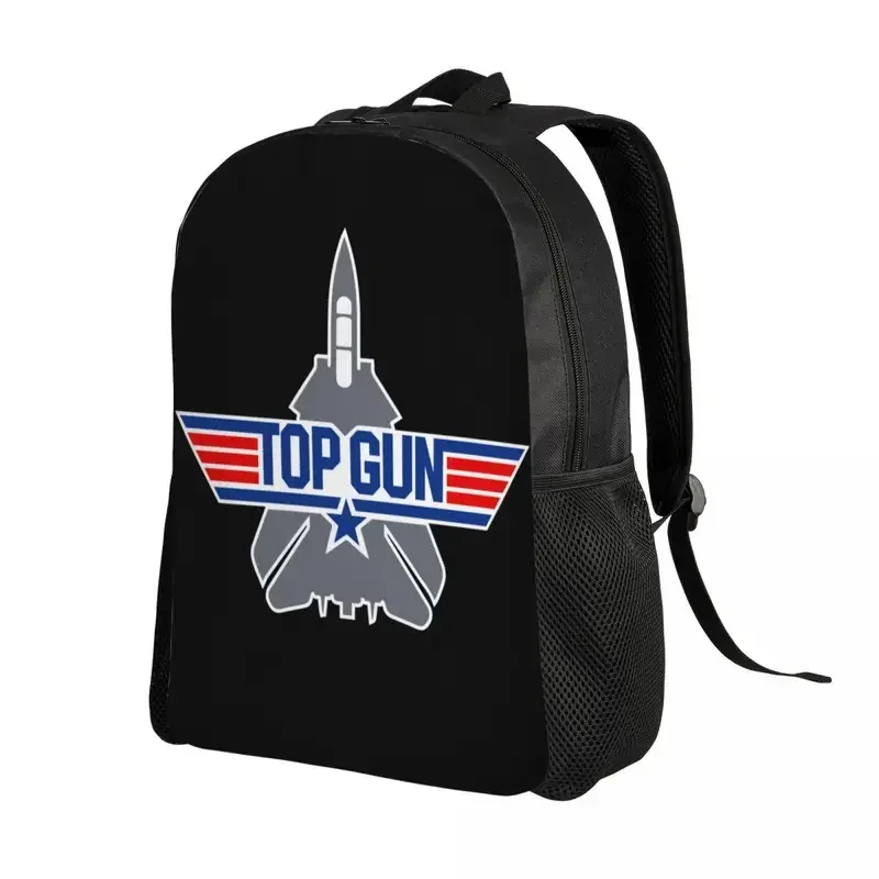 Customized Fighter Jets Top Gun Backpacks for Men Women Water Resistant College School Maverick Film Bag Print Bookbags