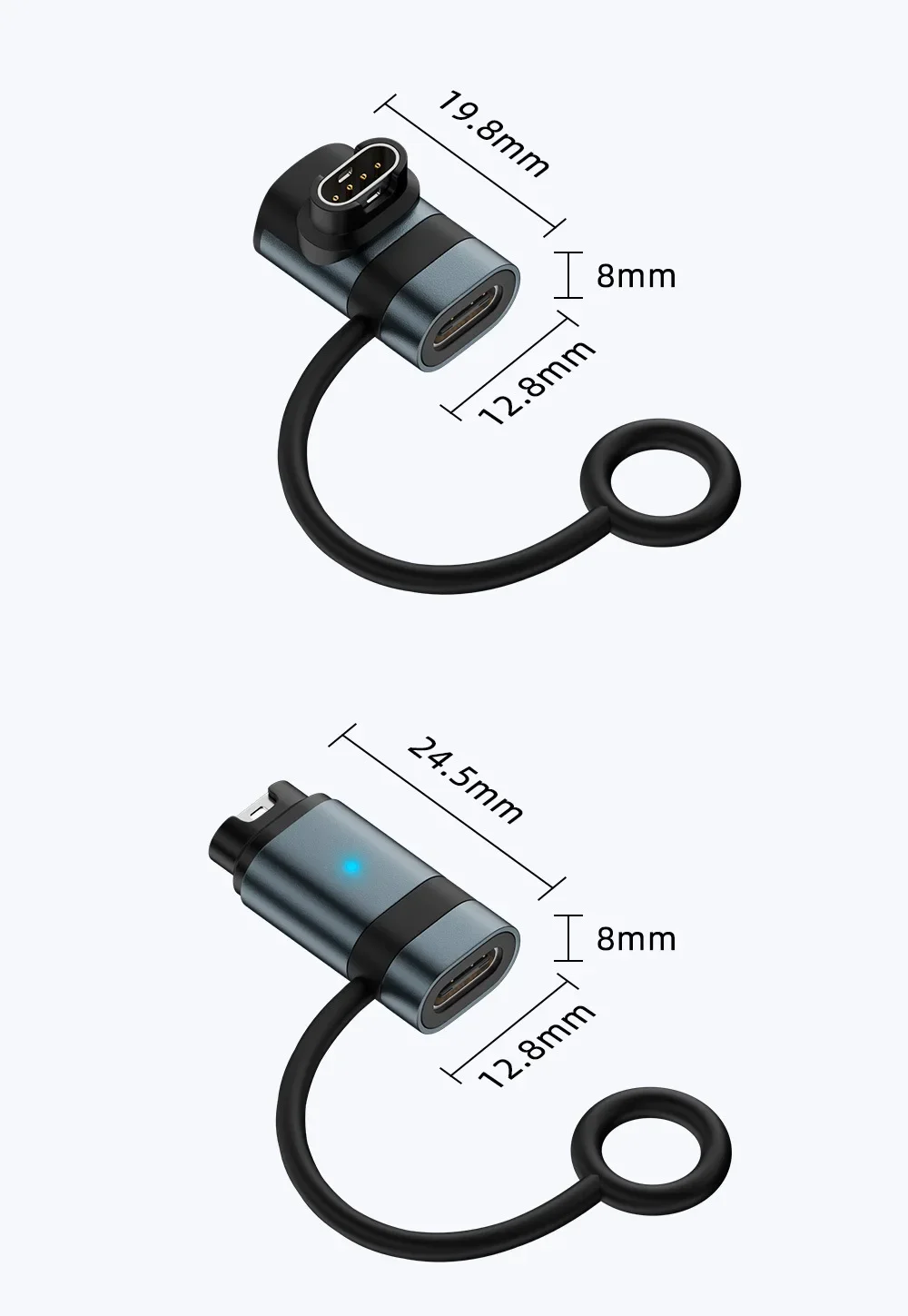 ل Garmin Venu 4 3 X1 غريزة 3 كورسوفور كواتيكس 8 مؤشر Garmin Active 6 5 tactix 8 Type C محول شحن سريع محول #6