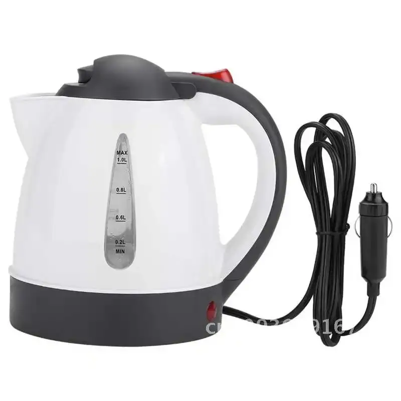 

12v Capacity Vehicle Truck Hot Kettle Car Electric Kettle 1000ml Water Portable Travel Boiler Large Heated 24v Coffee Pot Tea