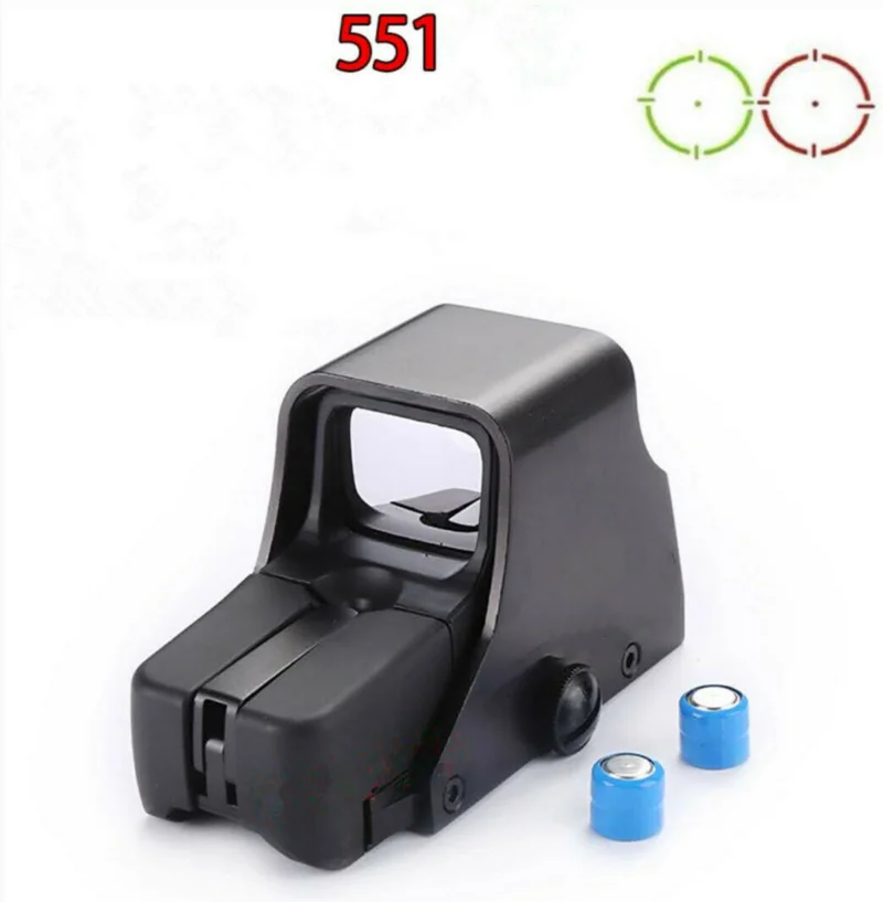 

HD 551 Red Green Dot Tactical Airsoft Scope Illumination Riflescope HoloSight