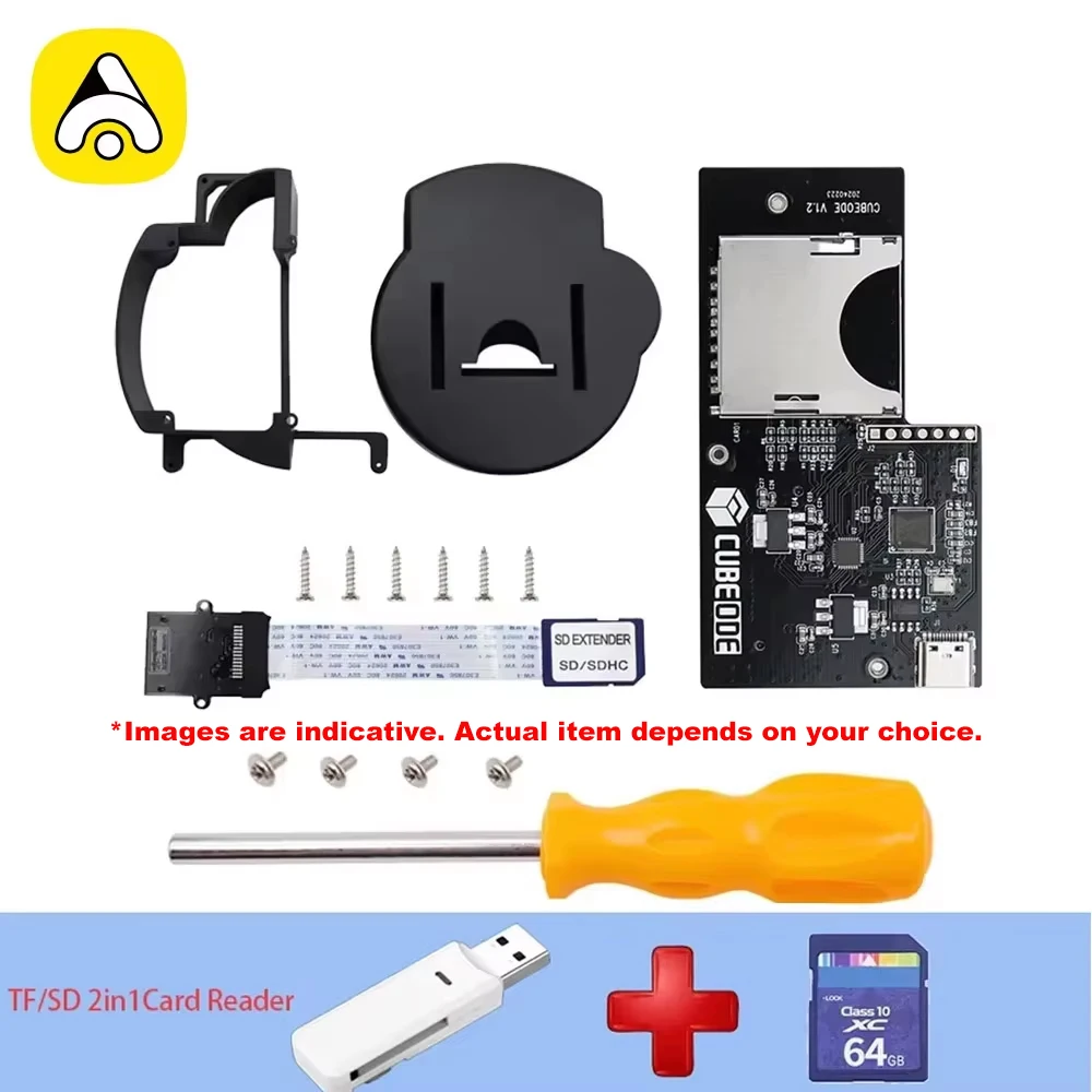 CUBEODE V1.2 Optisches Laufwerk Emulator Für Nintendo GameCube Swiss SD2SP2 Reader Für NGC GClaoder Mount Spielkonsole