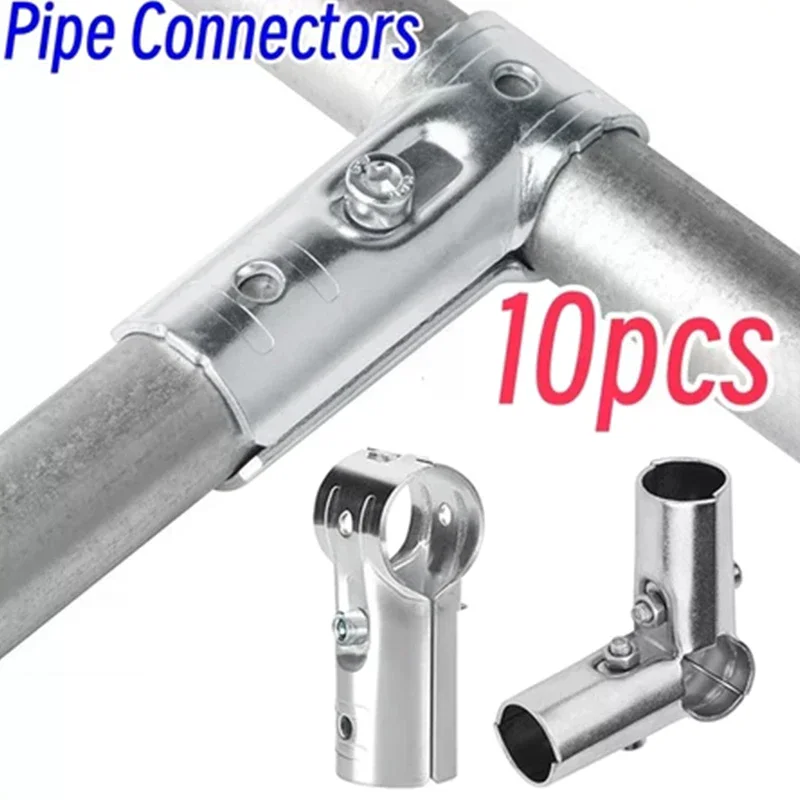 Fixed Clamp Structural Piping Connectors 25mm, Packs of 5 or 10, Metal Material