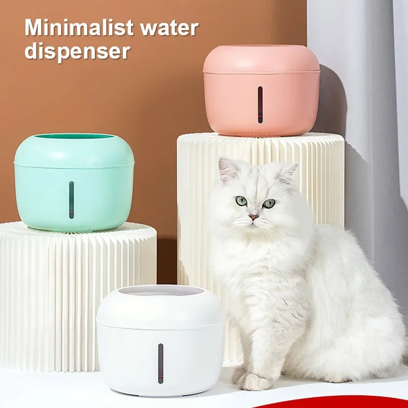 

Pet Cat Drinking Bowl Feeding Water Flowing Fountain Automatic Drinker Pet Dog Cat Drinking Fountain 2.5L Pet water feeder