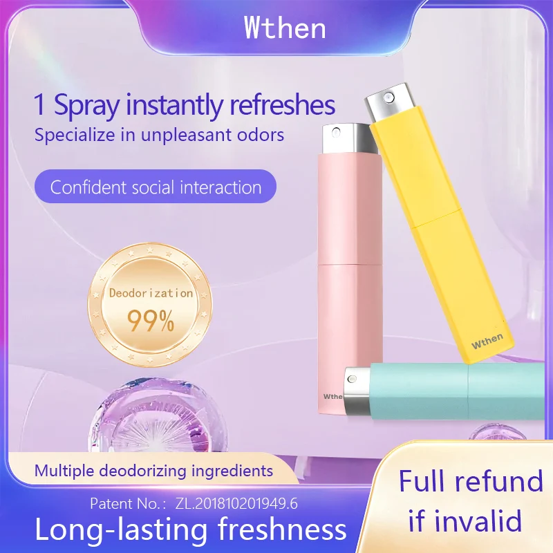 10ml Portable Oral Spray Breath Freshener Deodorant Essential Dating Household Party Supplies for Overall Freshness