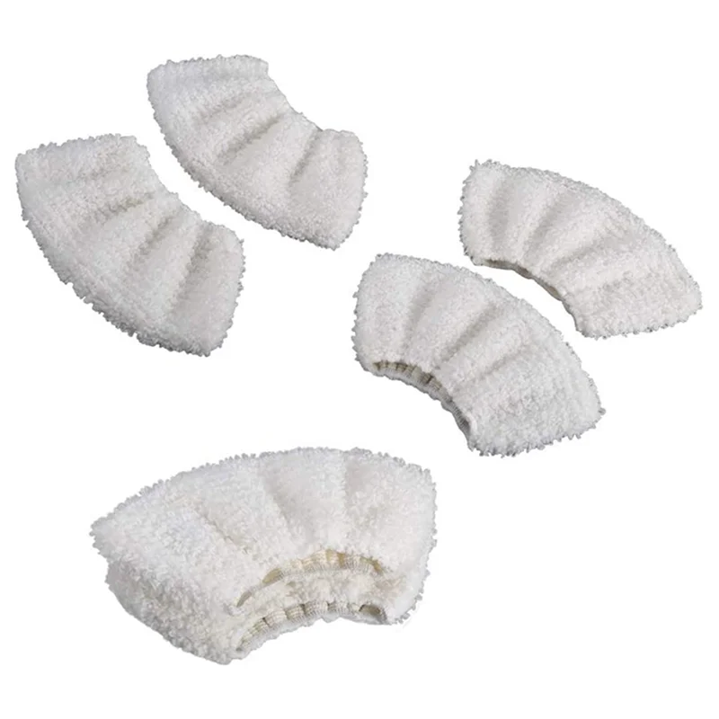 FZFZ 2 مجموعة ستوكات الطابق القماش مجموعة غطاء من الألياف الدقيقة مجموعة اللون فرش مستديرة ل Karcher Easyfix SC2 SC 3 SC4 SC5 البخار