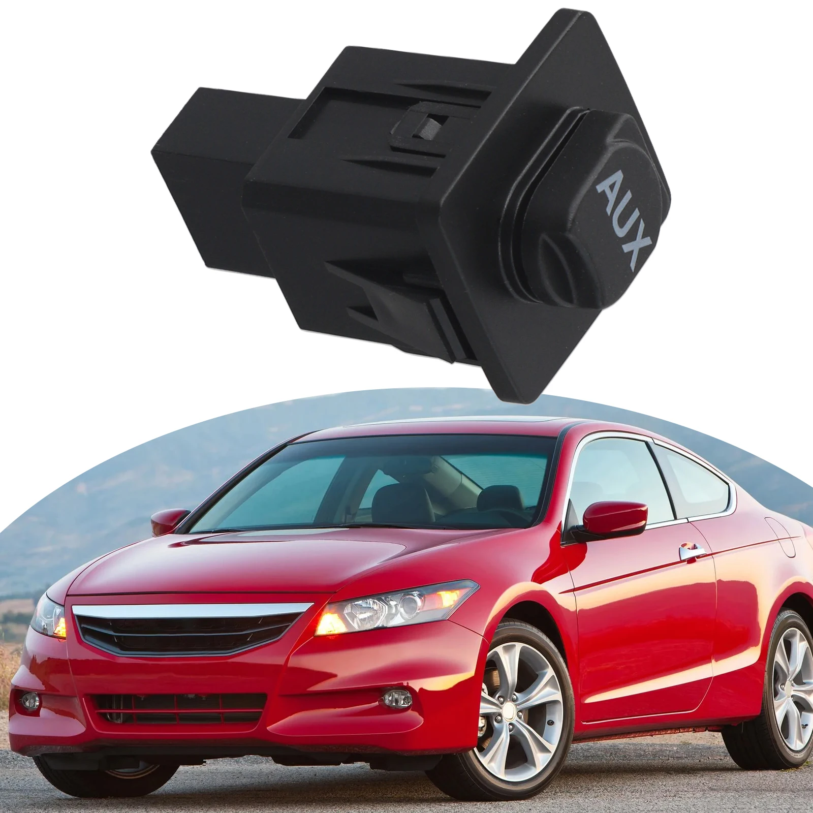 Car Audio Upgrade Car Audio Interface Easy Installation Audio Socket Wear-resistant Material Direct Installation