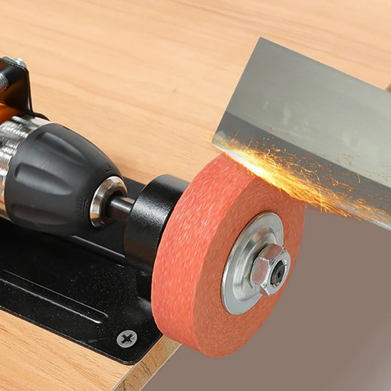 Metal Polishing Tool Grinder Hand Electric Drill Sander Conversion Head Polishing Wheel Grinder Grinding Wheel Sand Block