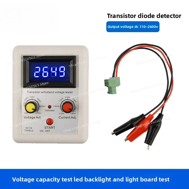 Multifunctional Withstand Voltage Tester DC120-2700V Constant Voltage Current Test for Diode Triode MOS Tube & Voltage Regulator