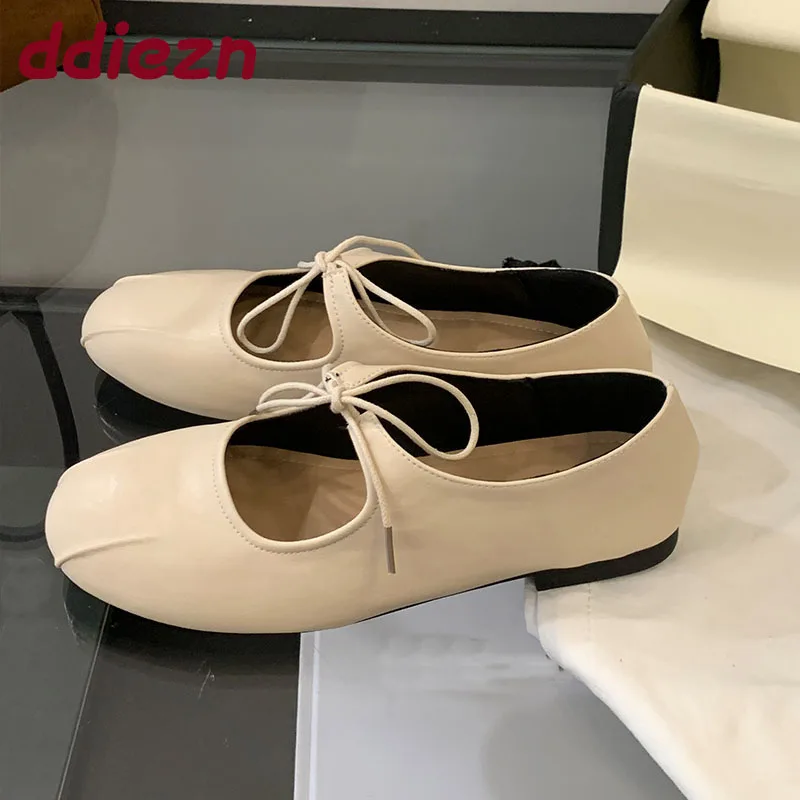 

Модные женские туфли Мэри Джейн на плоской подошве с узлом-бабочкой, повседневная мягкая женская обувь на плоской подошве с круглым носком, женские туфли на плоской подошве с обувью