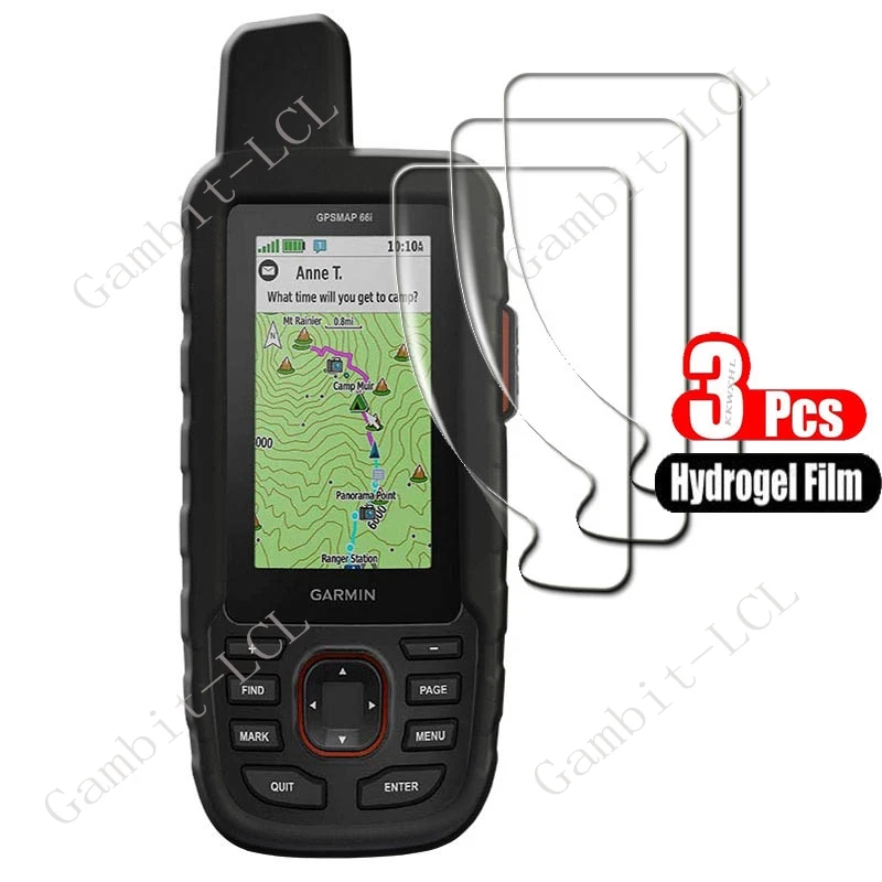 Protector de pantalla para Garmin GPSMAP 67, 679, 67i, 66i, 66s, 66st, 66sr, navegador GPS, película de hidrogel suave HD, cubierta protectora completa