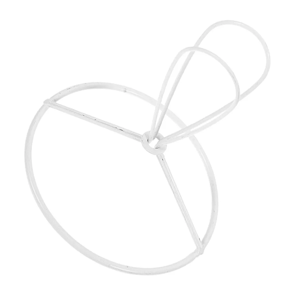 Metal Lampshade Frame DIY Lamp Shade Ring 90Mm for Chandelier Ceiling Light Fixtures Table Lights Lampshade Making Supply