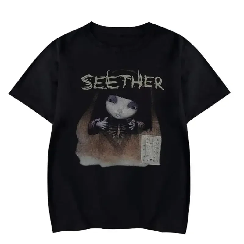 New Seether Finding Beauty In Negative Spaces Album Cotton Men S 5Xl T Shirt