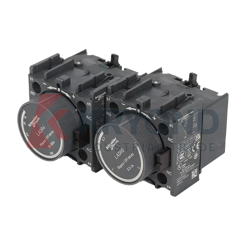 Schneider TeSys LAD LADT LADR LADS Pneumatic Time Delay Auxiliary Switch Block LC1D Contactor Industrial Control On Off 1NO 1NC