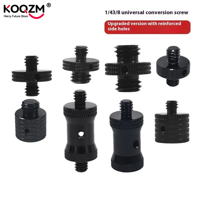✈1/4 To 3/8 M4 M5 M6 M8 M10 Thread Reinforce Camera Conversion Screw Adapter For Camera Tripod Ballhead Projector Bracket