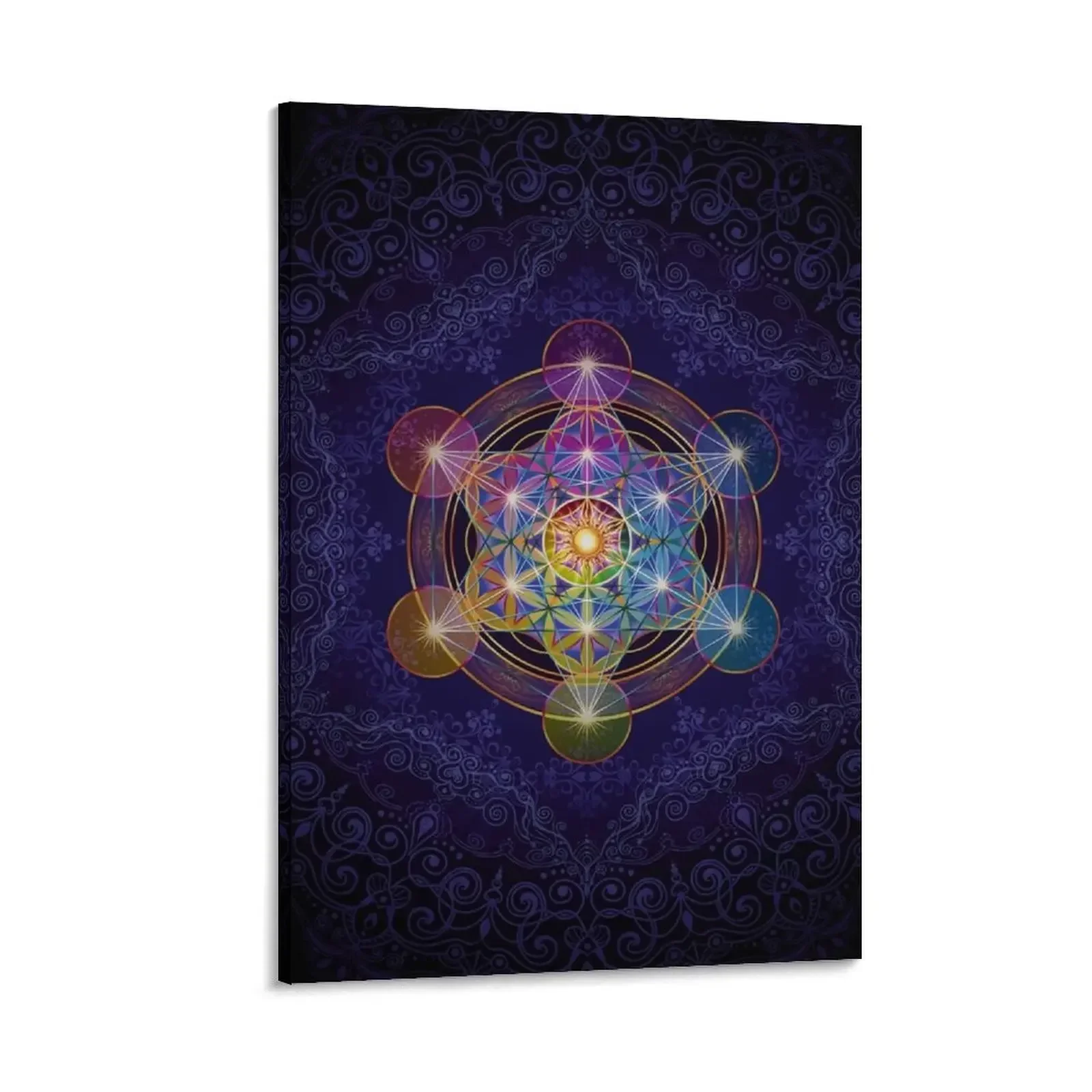 

Metatron's Cube Merkabah Canvas Painting office decoration decorations for the room house decorations