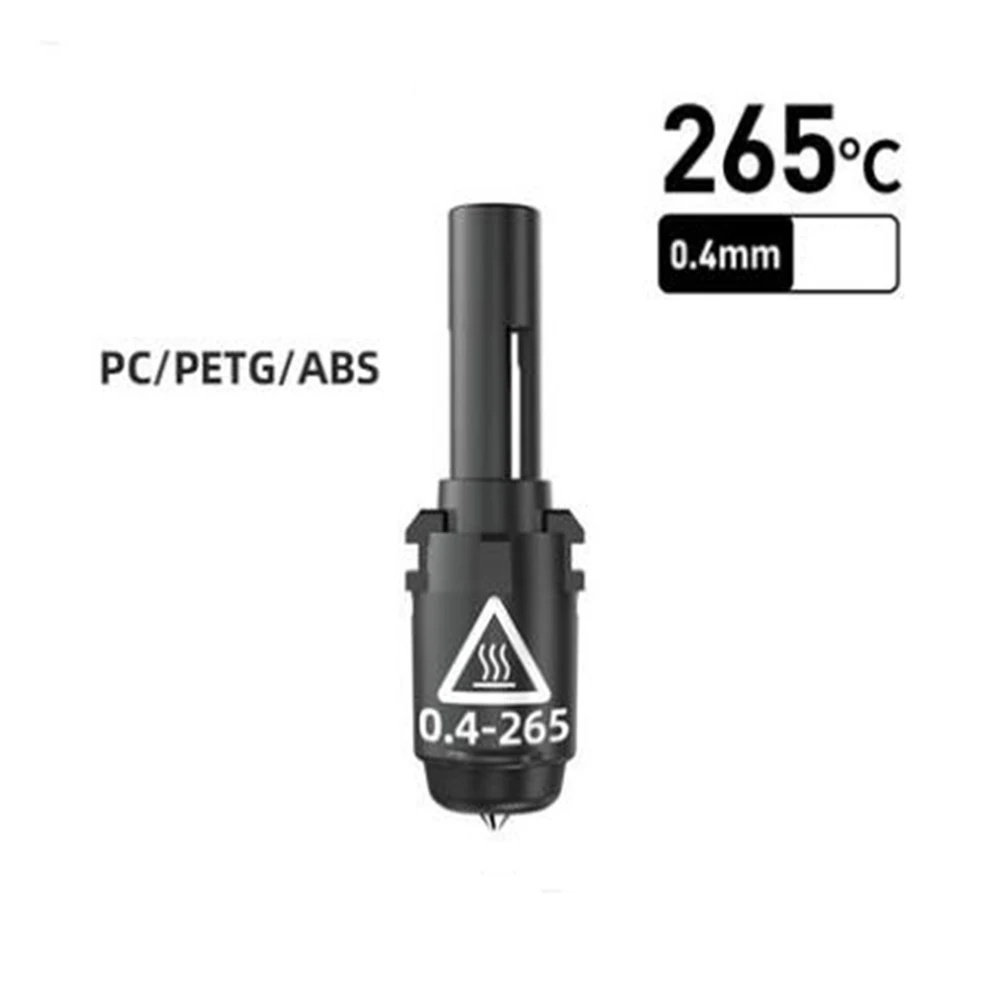 Boquilla de impresora 3D, accesorio mejorado para Kit de repuesto de impresora Adventurer 3/4, pieza de impresora 3D