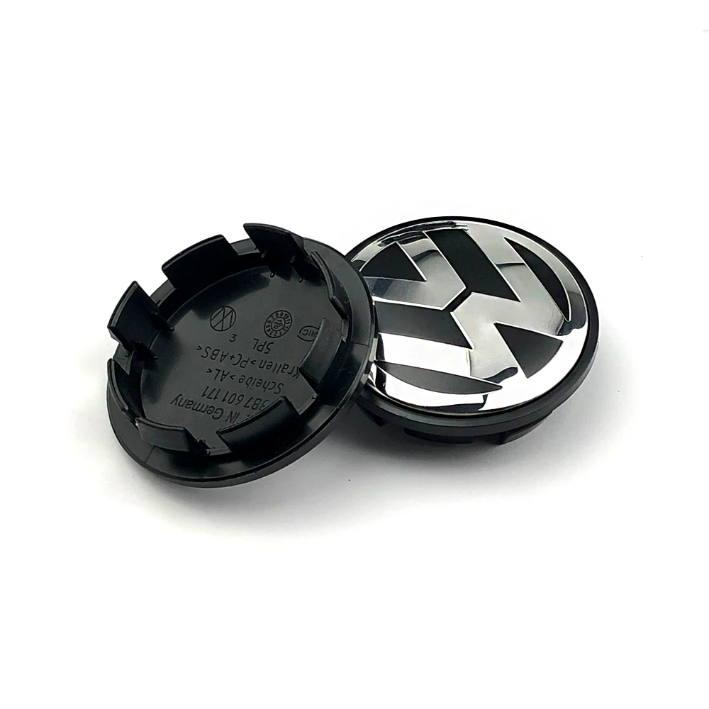 40pcs 55mm 56mm 65mm 70mm Car Styling Wheel Center Cap Hub Covers Badge Accessories For VW Volkswagen Golf Sharan Passat Tiguan