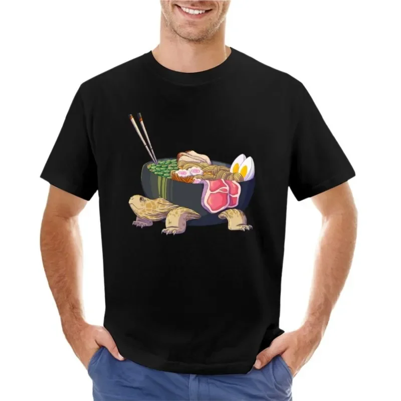 Ramen Tortoise T-Shirt t shirt man plain t-shirt plus size tops mens cotton t shirts