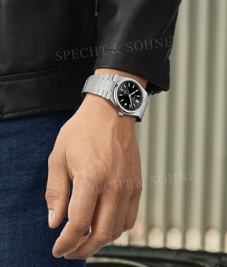 2026 Neuheiten Specht&Sohne Herrenuhren Edelstahl Saphir Klassische Quarz Herrenuhr Relogio Masculino 100M Wasserdicht – Detail 14