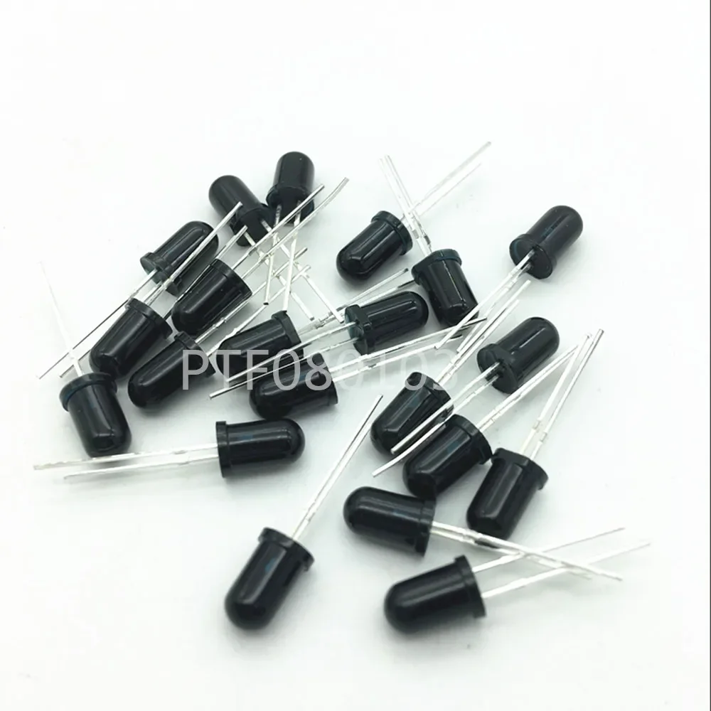 100pcs 5mm 940nm IR detector sensor Infrared Phototransistor