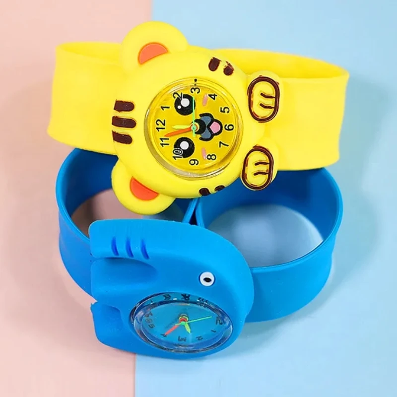 Child Learn Time Clock Toys Life Waterproof Children\'s Watches with Spare Battery Kids Quartz Wristwatches for Boys Girls Gifts